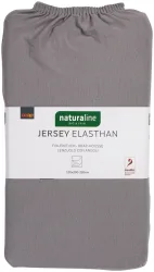 Naturaline Textil Bio Fixl. Jersey EA 120x200 grau