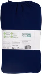 Naturaline Textil Bio Fixl. Jersey EA 120x200 navy