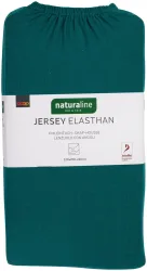 Naturaline Textil Bio Fixl. Jersey EA 120x200 petrol