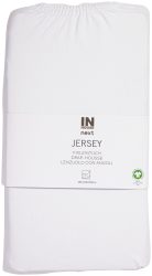 Inhouse Fixleintuch Gots Jersey 180x200 weiss