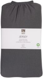 Inhouse Fixleintuch Gots Jersey 160x200 anthrazit