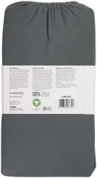 Inhouse Fixleintuch Gots Jersey 90x200 grau