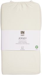Inhouse Fixleintuch Gots Jersey 90x200 offwhite