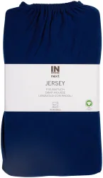 Inhouse Fixleintuch Gots Jersey 90x200 marine