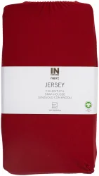 Inhouse Fixleintuch Gots Jersey 180x200 rot