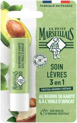 Le Petit Marseillais - Lippenpflege 3 in 1 Sheabutter Und Avocadoöl, 4.9 g
