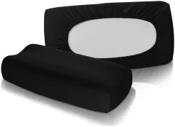 Inhouse Fixleintuch Fixli Gots Jersey Elastan 40/60 schwarz