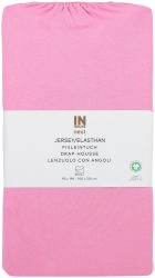 Inhouse Fixleintuch Gots Jersey Elasthan 90x210 rosa