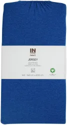 Inhouse Fixleintuch Gots Jersey mel. 160x200 royal