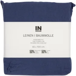 Inhouse Kissen Leinen Fifty-Fifty jeans 65x100