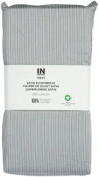Inhouse Duvet Gots Satin 200x210 Minimo silber