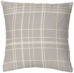 Inhouse Kissen Gots Satin 65x65 Karo sand