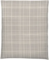 Inhouse Duvet Gots Satin 160x210 Karo sand