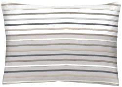 Inhouse Kissen Gots Satin 50x70 Strips grau