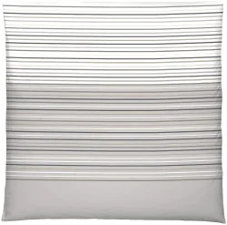 Inhouse Duvet Gots Satin 200x210 Strips grau