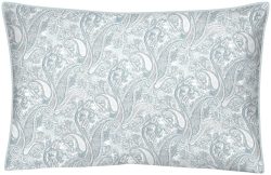 Inhouse Kissen Gots Satin 65x100 Paisley blau