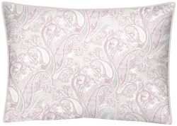 Inhouse Kissen Gots Satin 50x70 Paisley rosa