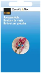 Coop Perlmuttknopf 2-Loch pink 23 mm 1 Stk.