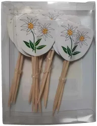 Dekorstecker Edelweiss 20 Stück