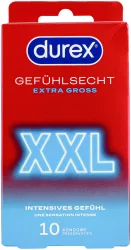 Durex Gefühlsecht XXL Kondome – 10 Stück