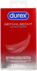 Durex Gefühlsecht Ultra Kondome – 10 Stück