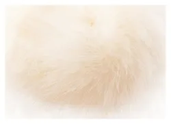Rico Kunstfell Pompon, natur 10 cm, 62 % Pan, 38 % PES