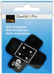 Coop Applikation Pflaster schwarz