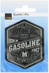 Coop Applikation Vintage 'Gasoline' grau