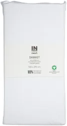 Inhouse Duvet Gots Satin 160x210 Paisley weiss