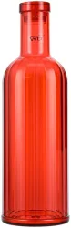 Flasche aus Acryl 1lt., rot