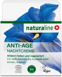 Naturaline Cosmetics Naturaline Nachtcreme Anti-Age Enzian
