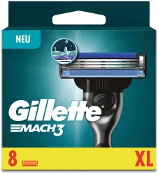 Gillette Mach3 Rasierklingen 8 Stück
