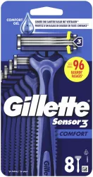 Gillette Einweg Rasierer Sensor3 Comfort 8er SRP