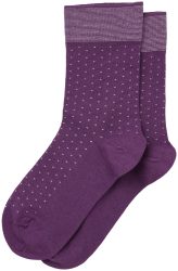 Naturaline Textil Women's socks Relax Dots Duo 39-41 wine