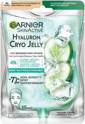 Garnier SkinActive Hyaluron Cryo Jelly Anti-Müdigkeit Gel-Gesichts Tuchmaske, 27g