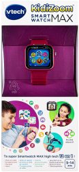 VTech - KidiZoom Smartwatch MAX framboise, Französisch, Multicolor