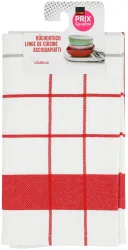 Prix Garantie Küchentuch rot 50x85cm