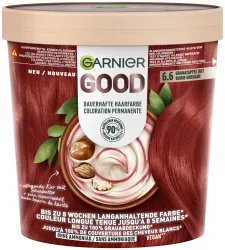Garnier Good Dauerhafte Haarfarbe 6.6 Granatapfel Rot, 1Stk