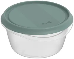 Rotho Kühlschrankdose rund Elements Mistletoe Green 0.75L