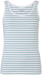 Naturaline Textil Naturaline Damen Top weiss/türkis M