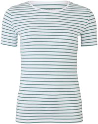 Naturaline Textil Naturaline Damen T-Shirt weiss/türkis S