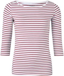 Naturaline Textil Naturaline Damen Shirt weiss/merlot M