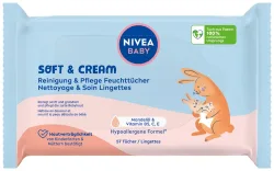 Nivea Baby Soft & Cream Feuchttücher 57 Stück