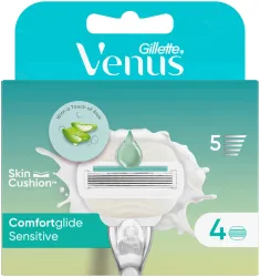 Venus Gillette Klingen Comfortglide Sensitive 4er