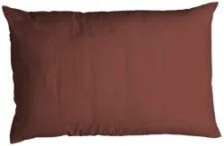 Inhouse Kissen Gots Satin Paspel 65x100 rot