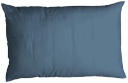 Inhouse Kissen Gots Satin Paspel 65x100 blau