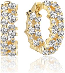 Sif Jakobs - Ohrringe, Livigno, 17mm, Gold