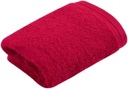 Vossen Vegan Life Waschlappen kirschrot 30 x 30 cm