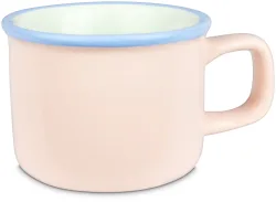 Espressotasse retro pink/grün 65ml