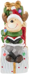 Tonfigur Hirsch auf Geschenke LED